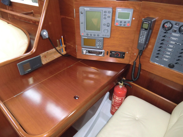 Schuimsproeiblusser bij de kaartentafel